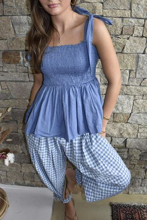 Paloma Bandeau Cami Denim